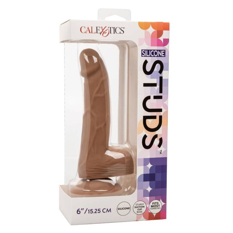 CALEXOTICS - BORCHIE IN SILICONE 15,24 CM MARRONE