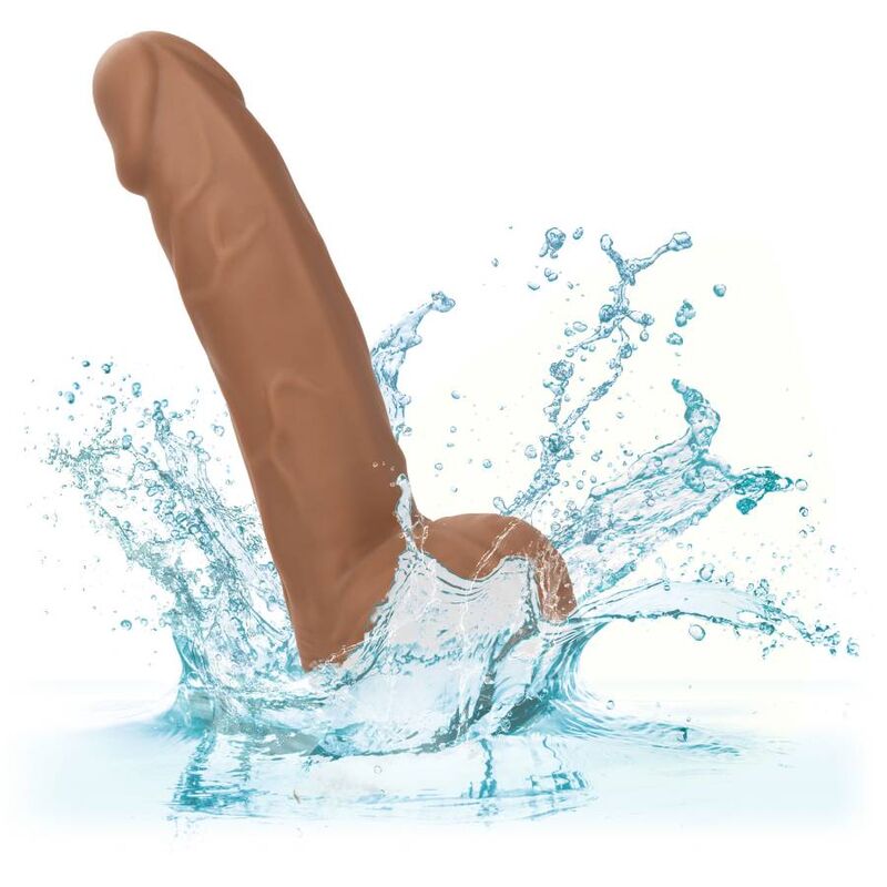 CALEXOTICS - BORCHIE IN SILICONE 15,24 CM MARRONE