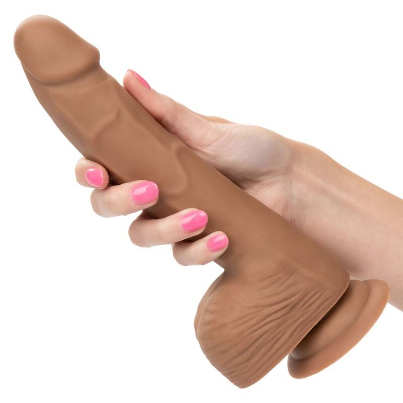 CALEXOTICS - BORCHIE IN SILICONE 20,32 CM MARRONE