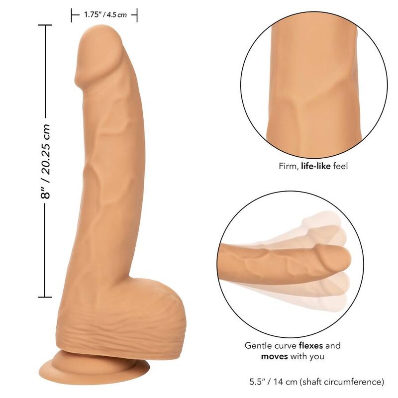 CALEXOTICS - BORCHIE IN SILICONE 20,32 CM SKIN