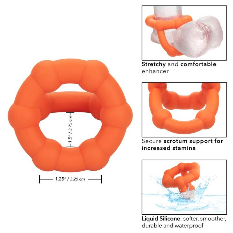 CALEXOTICS - ANELLO ALPHA ALL STAR ARANCIONE