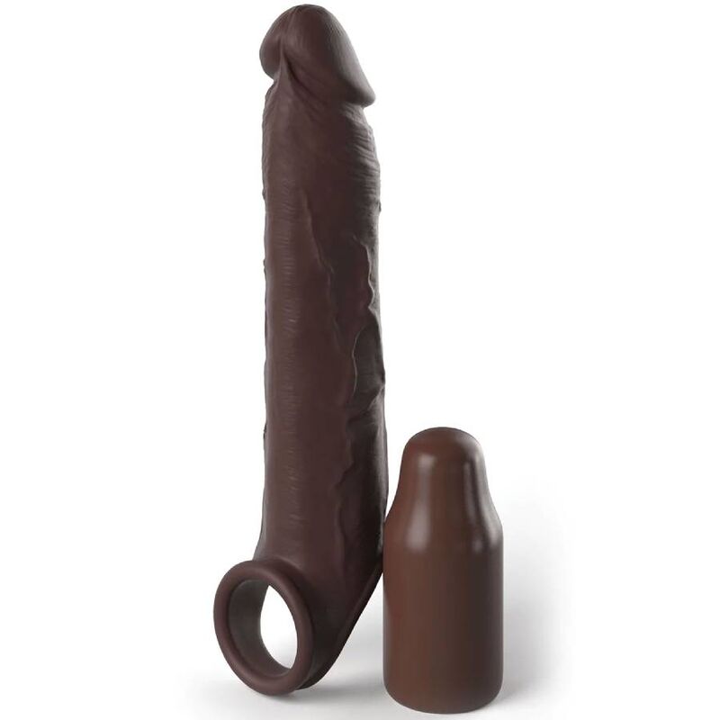 FANTASY X-TENSIONS - PIPEDREAMS EXTENSION W STRAP 17,78 CM MARRONE