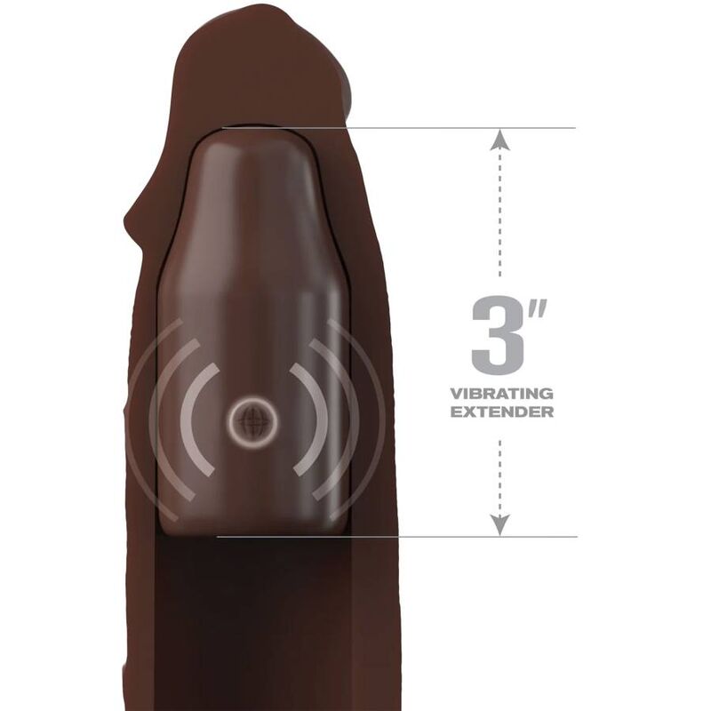 FANTASY X-TENSIONS - PIPEDREAMS MANICA 22,86 CM + 7,62 CM SPINA TELECOMANDO MARRONE