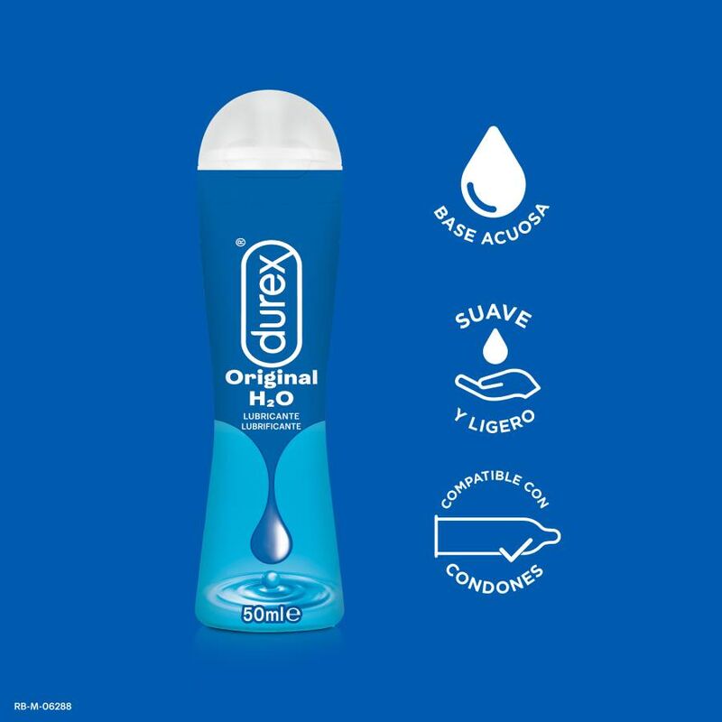 DUREX - DUREX PLAY LUBRICANTE NATURAL H2O 50 ML