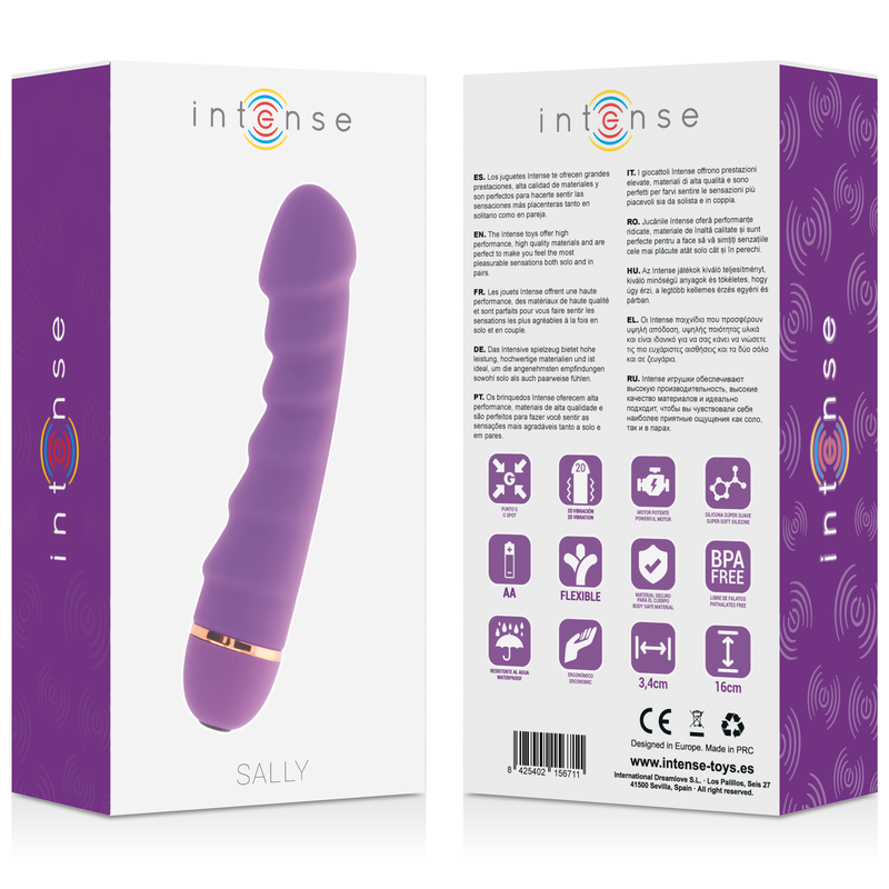 INTENSE - SALLY 20 SPEEDS SILICONE LILLA
