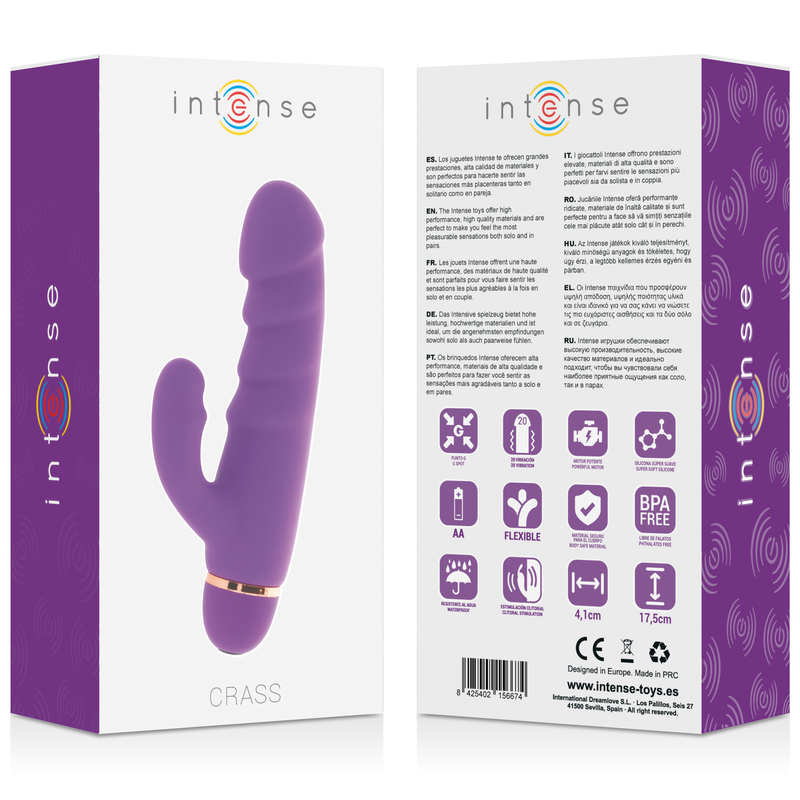 INTENSE - CRASS 20 SPEEDS SILICONE LILLA