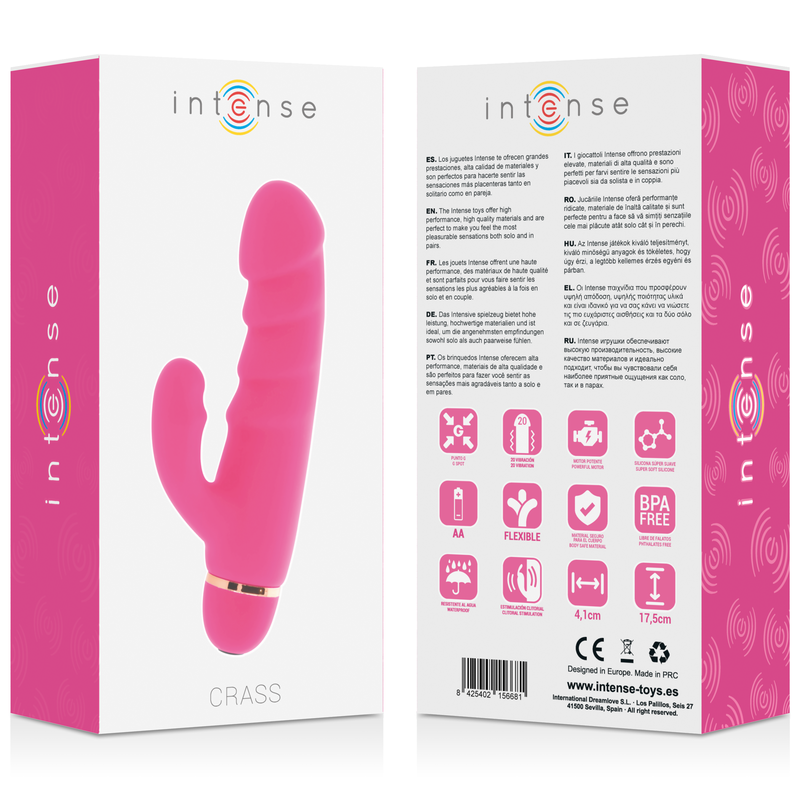 INTENSE - CRASS 20 VELOCITÀ SILICONE ROSA