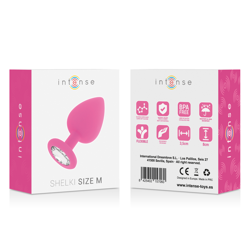 INTENSO - SHELKI M PLUG ANALE FUCSIA