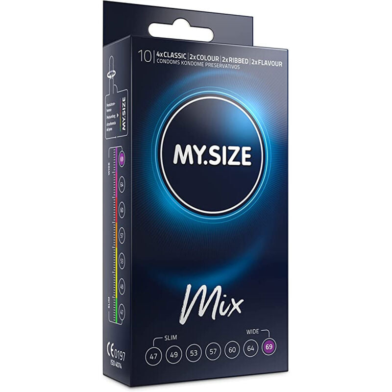 MY SIZE - PRESERVATIVI MISTI 69 MM 10 UNITÀ