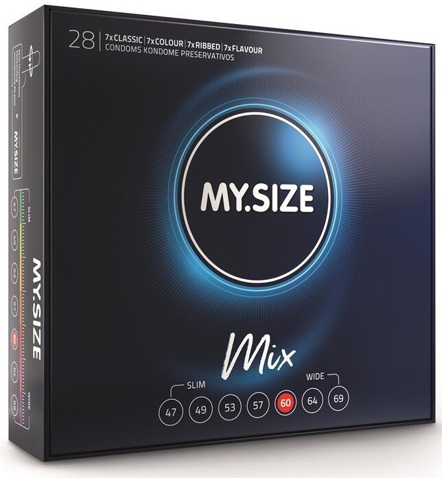 MY SIZE - PRESERVATIVI MISTI 60 MM 28 UNITÀ