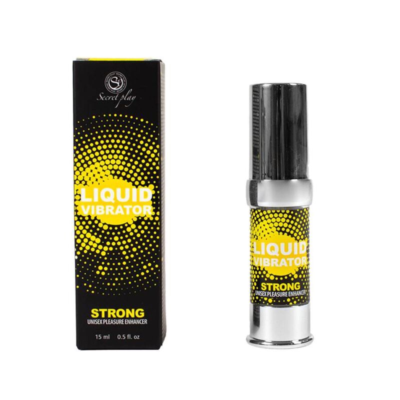 SECRETPLAY - VIBRADOR ESTIMULADOR LÍQUIDO UNISEX FUERTE 15 ML