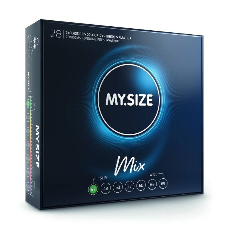 MY SIZE - PRESERVATIVI MISTI 47 MM 28 UNITÀ
