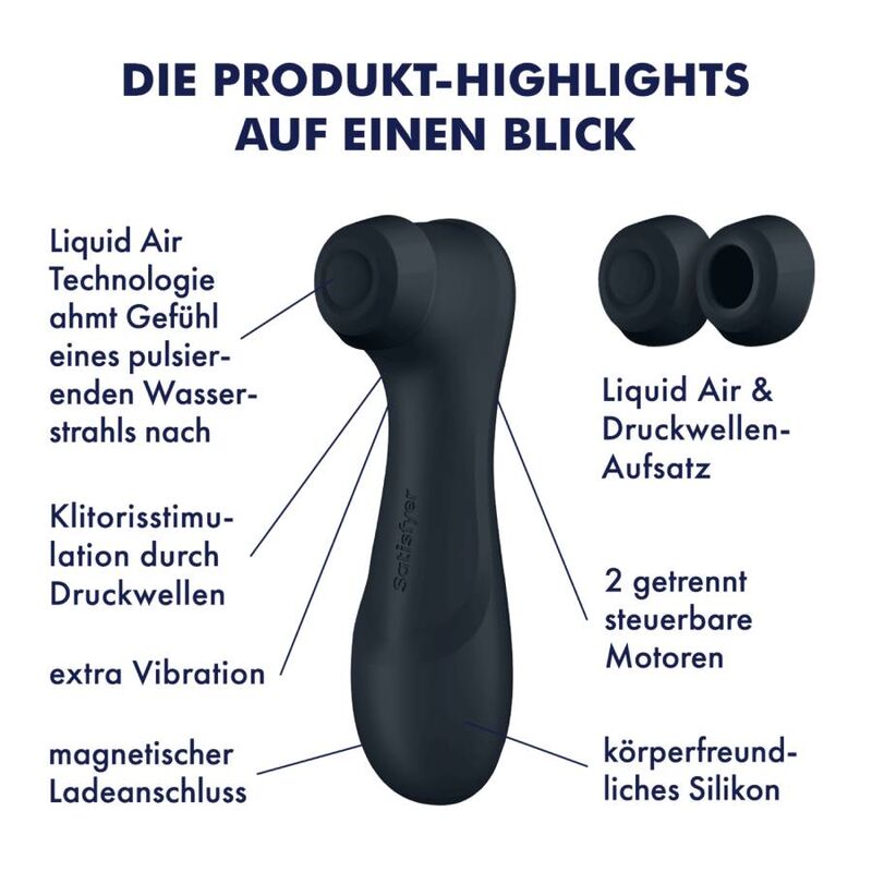 SATISFYER - PRO 2 GENERAZIONE 3 TECNOLOGIA LIQUID AIR ROSSO VINO