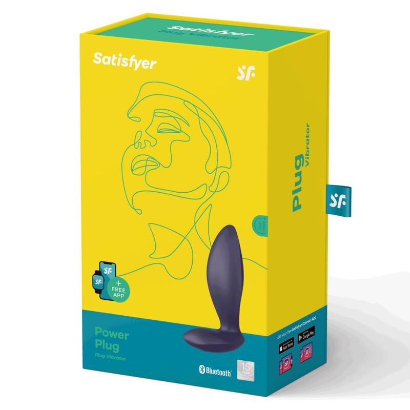 SATISFYER - ENCHUFE DE CORRIENTE PÚRPURA