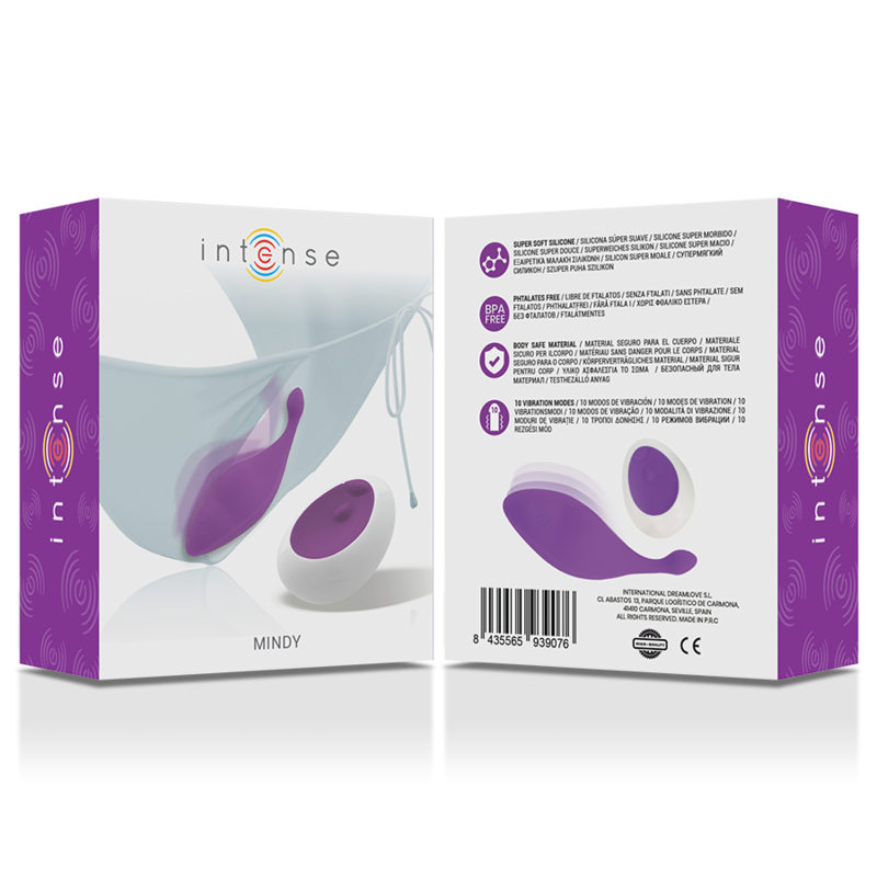 INTENSO - MINDY PANTIE PURPLE CONTROL REMOTO