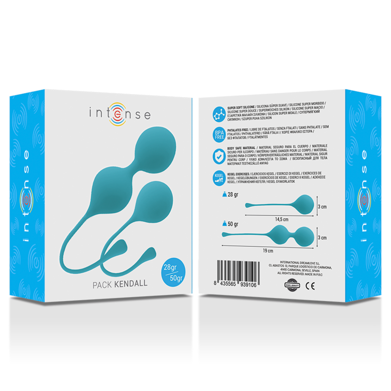 INTENSO - PACK DE BOLAS KEGEL AZUL KENDALL