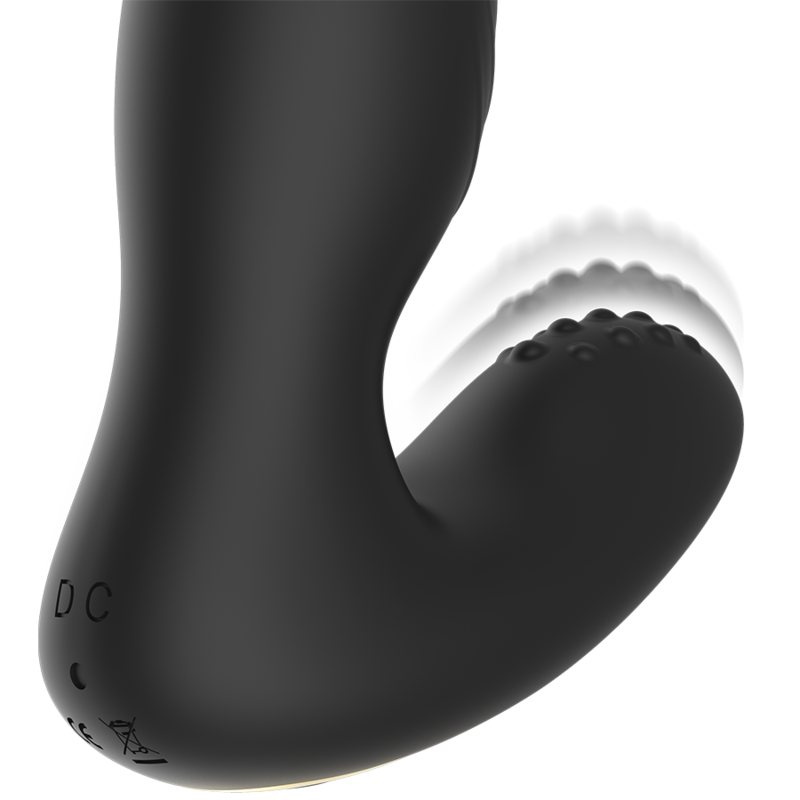 IBIZA - MASAJEADOR ANAL ROTACIÓN Y VIBRACIÓN CONTROL REMOTO 10 x 3.5 CM