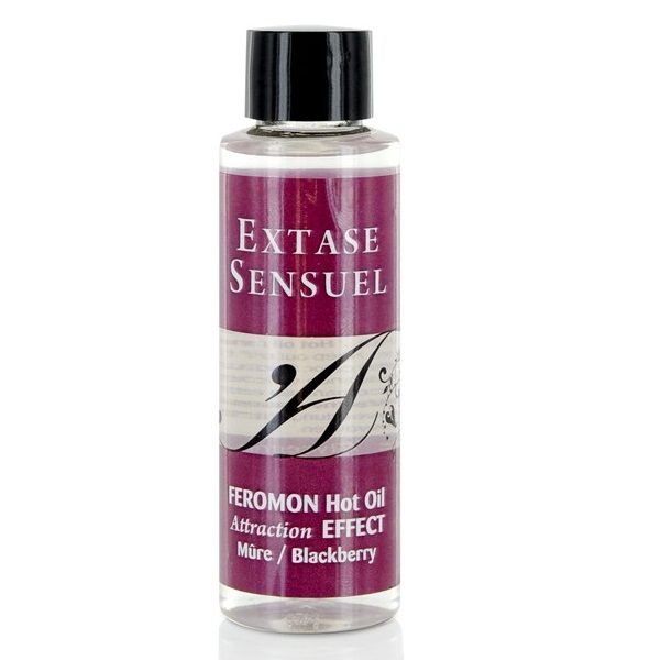 EXTASE SENSUAL - OLIO DA MASSAGGIO EFFETTO RISCALDANTE CON FEROMONI DI MORA 100 ML