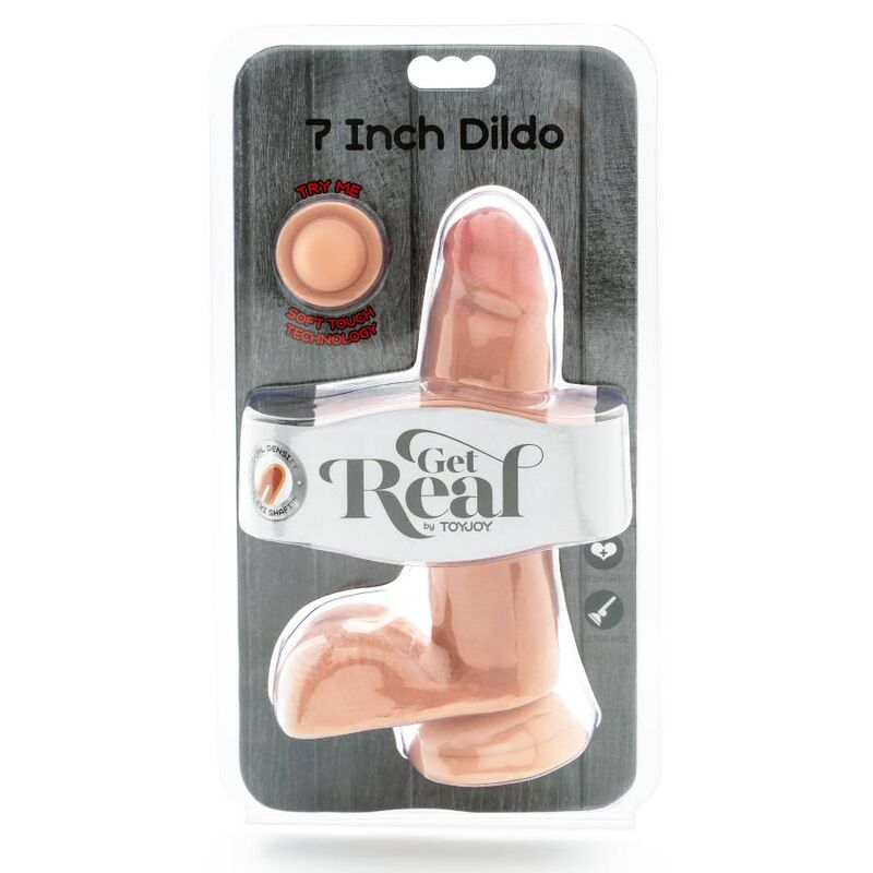 DIVENTA REALE - DILDO A DOPPIA DENSITÀ 12 CM PALLE PELLE