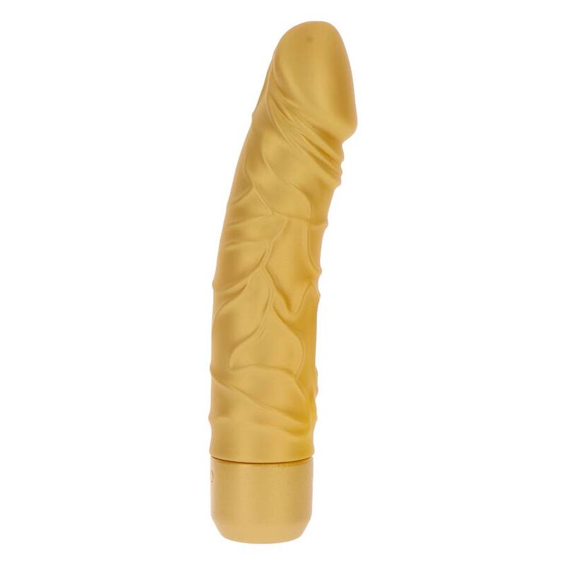 SII REALE - VIBRATORE ORIGINALE GOLD DICKER ORO