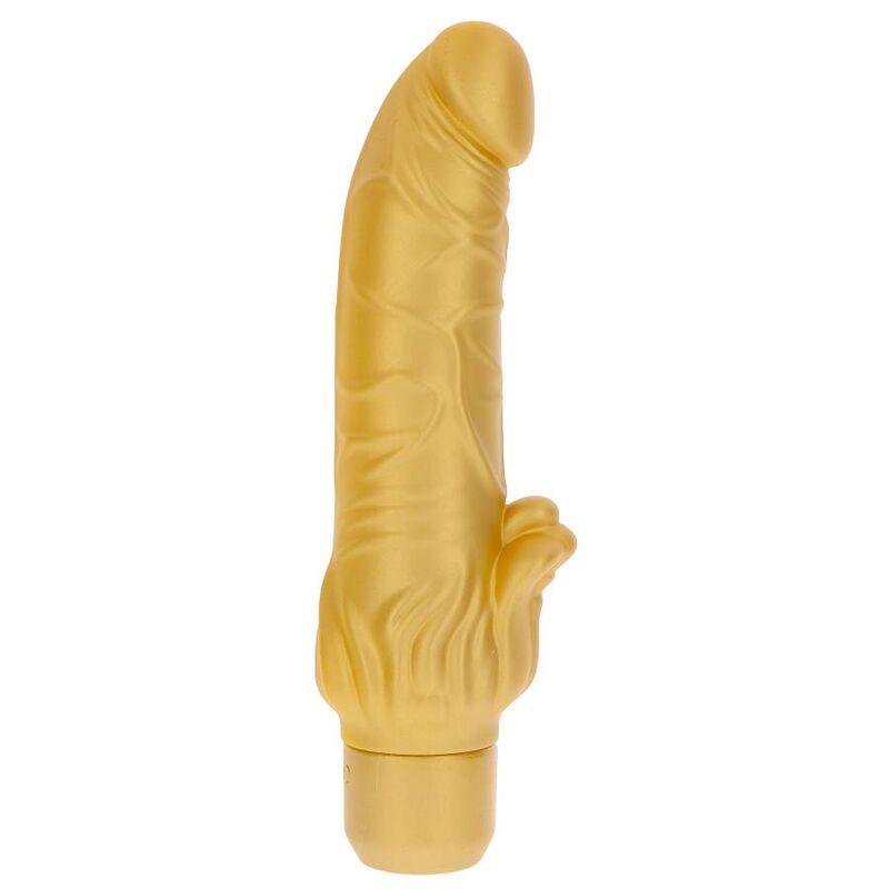 SII REALE - VIBRATORE STIMULANTE GOLD DICKER GOLD