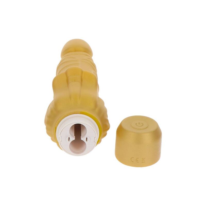 SII REALE - VIBRATORE STIMULANTE GOLD DICKER GOLD