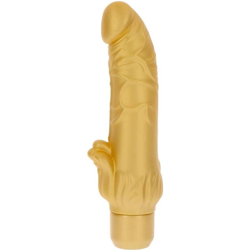SII REALE - VIBRATORE STIMULANTE GOLD DICKER GOLD