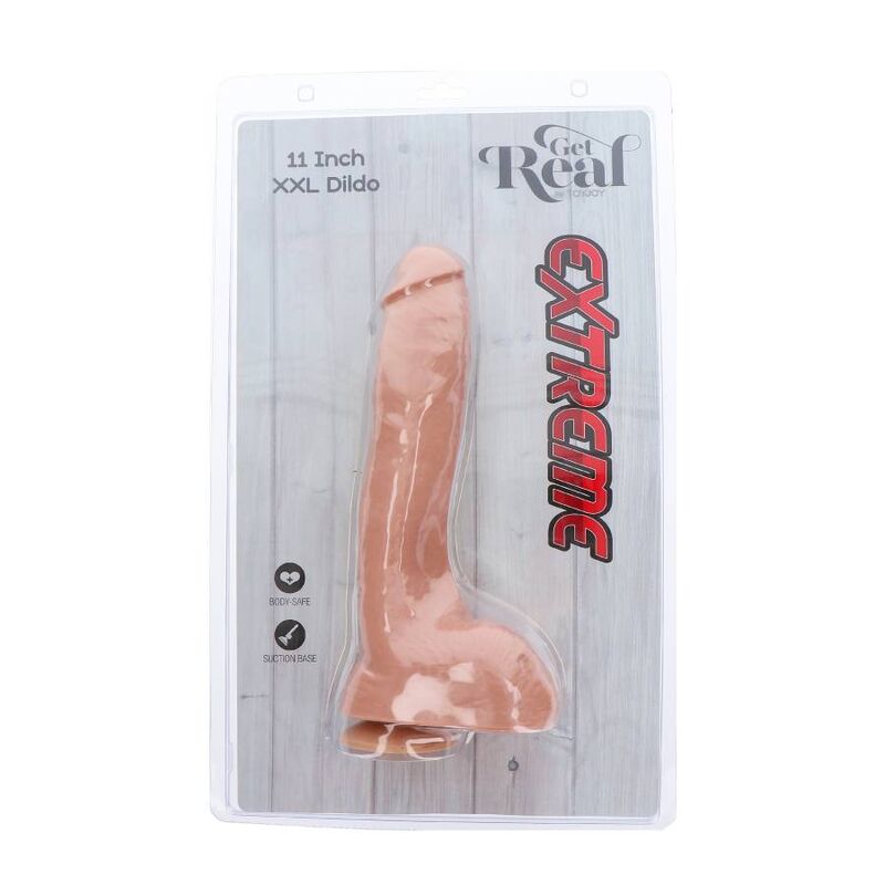HAZTE REAL - DILDO EXTREMO XXL 28 CM PIEL
