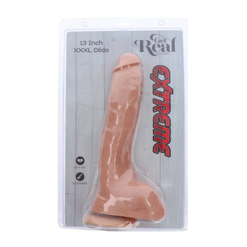 HAZTE REAL - DILDO EXTREMO XXXL 34 CM PIEL