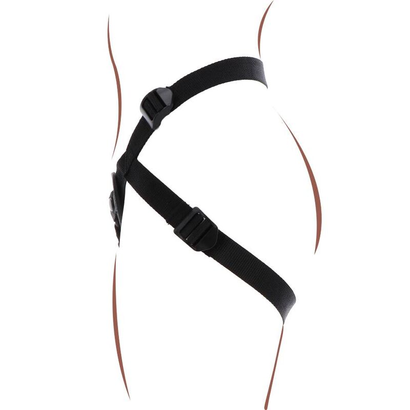 SII REALE - IMBRACATURA CON PIZZO E STRAP-ON VIOLA