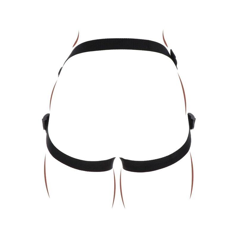 SII REALE - IMBRACATURA CON PIZZO E STRAP-ON VIOLA