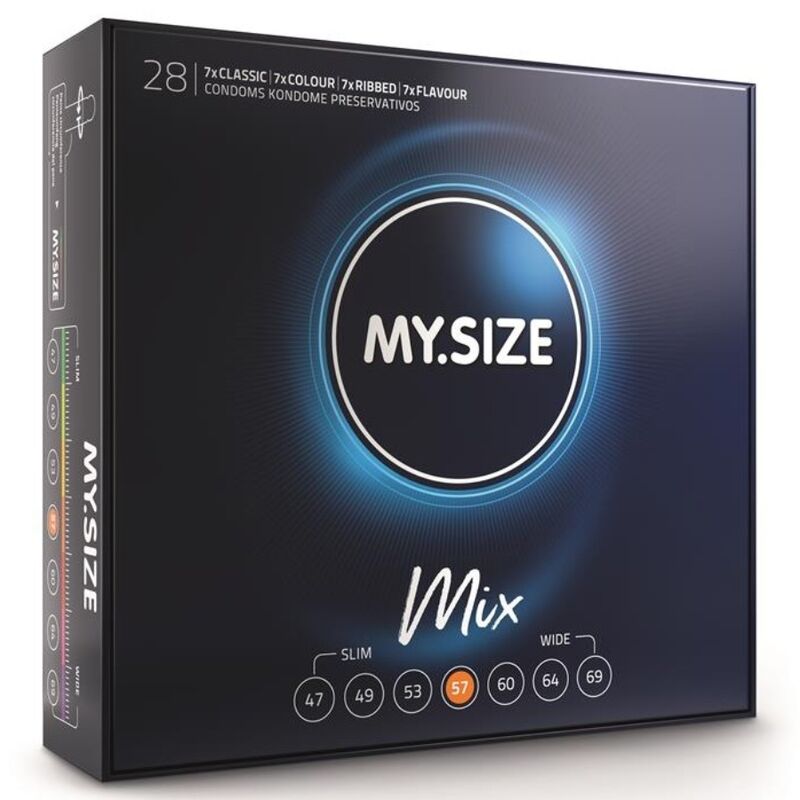 MY SIZE - PRESERVATIVI MISTI 57 MM 28 UNITÀ