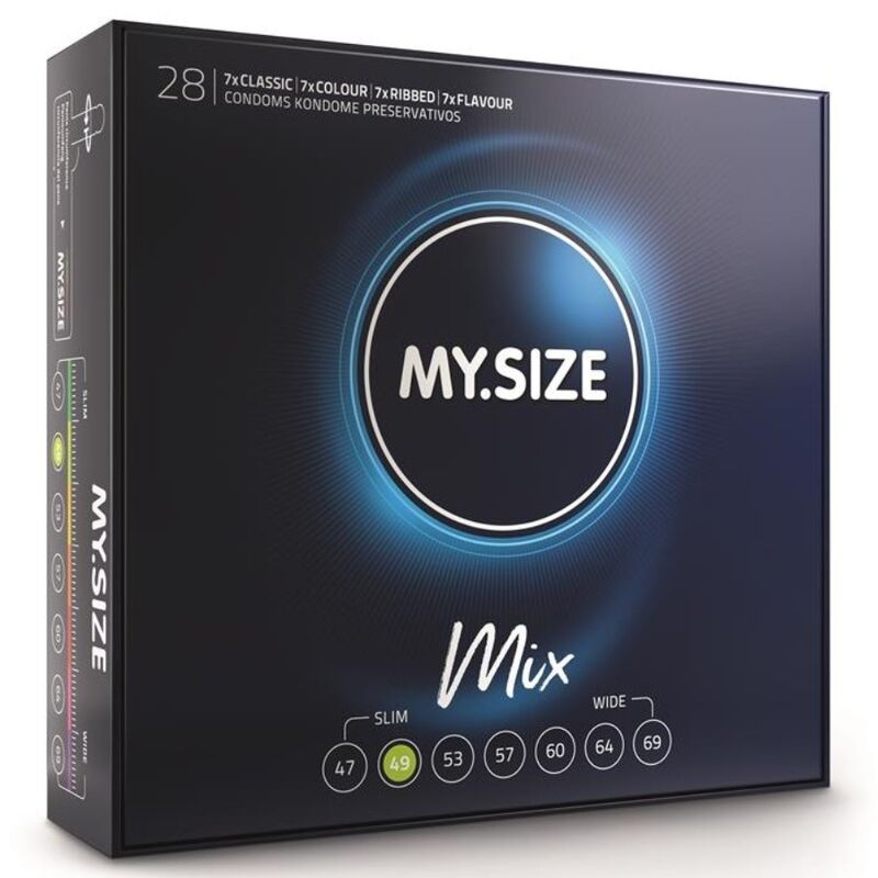 MY SIZE - PRESERVATIVI MISTI 49 MM 28 UNITÀ
