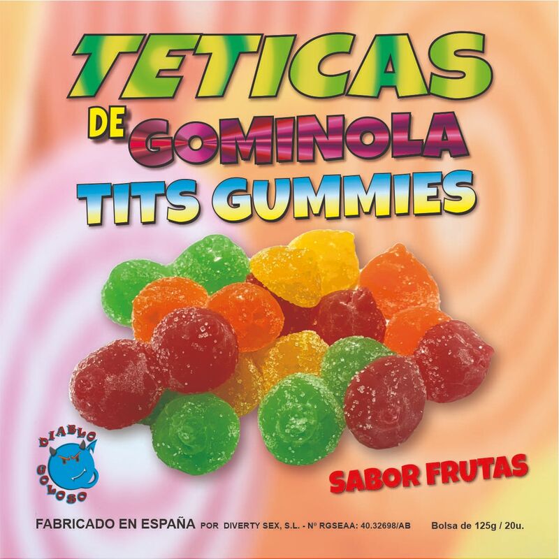DIABLO GOLOSO - TETTARELLE GOMMOSE ALLO ZUCCHERO ASSORTITE