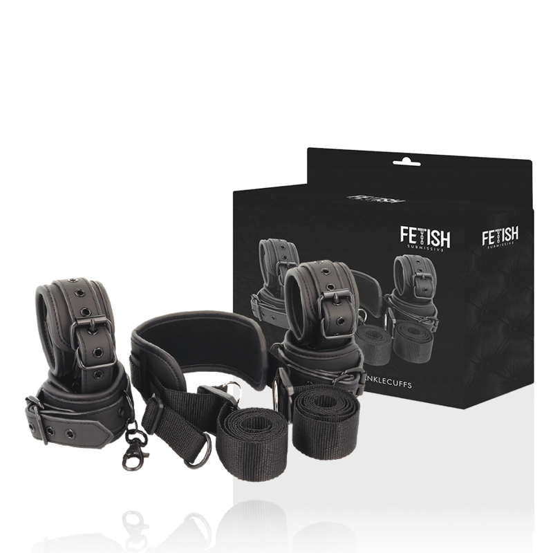 SOTTOMESSA FETISH - POSIZIONE DEL PADRONE CON 4 MANETTE RIVESTITE IN NOPRENE