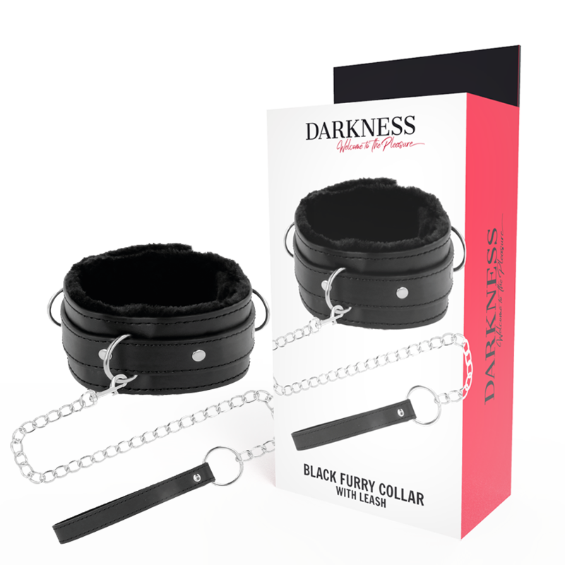 DARKNESS - COLLANA POSTURA COMODA CON CATENA IN PELLE