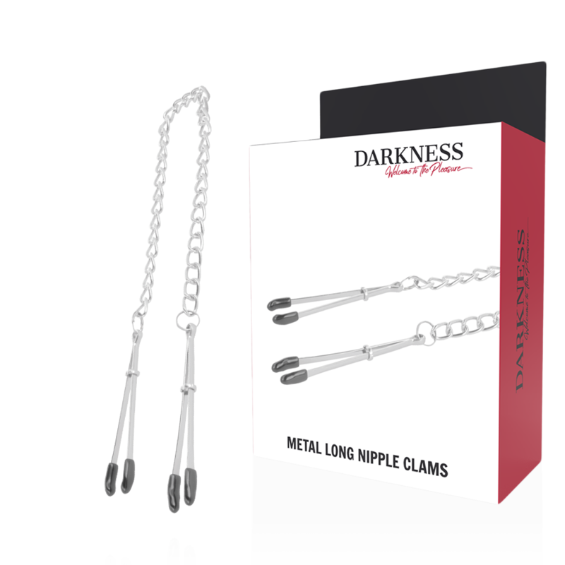 DARKNESS - Morsetti per capezzoli in metallo regolabili