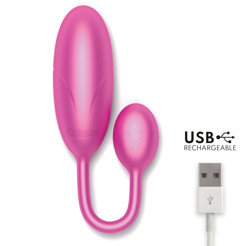 ONINDER - DENVER UOVO VIBRANTE ROSA 7 X 2,7 CM APP GRATUITA