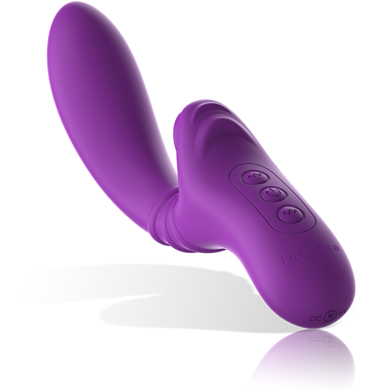 INTENSE - HARRY VIBRADOR FLEXIBLE CON LENGUA MORADA