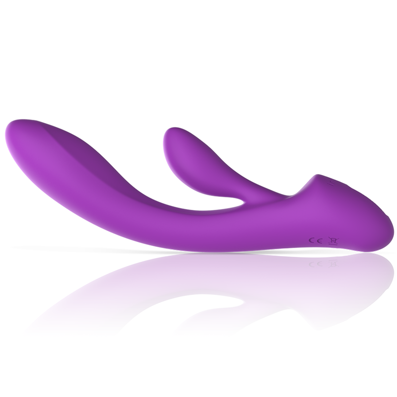 INTENSE - VIBRADOR LUIGI RABBIT SILICONA LÍQUIDA MORADO