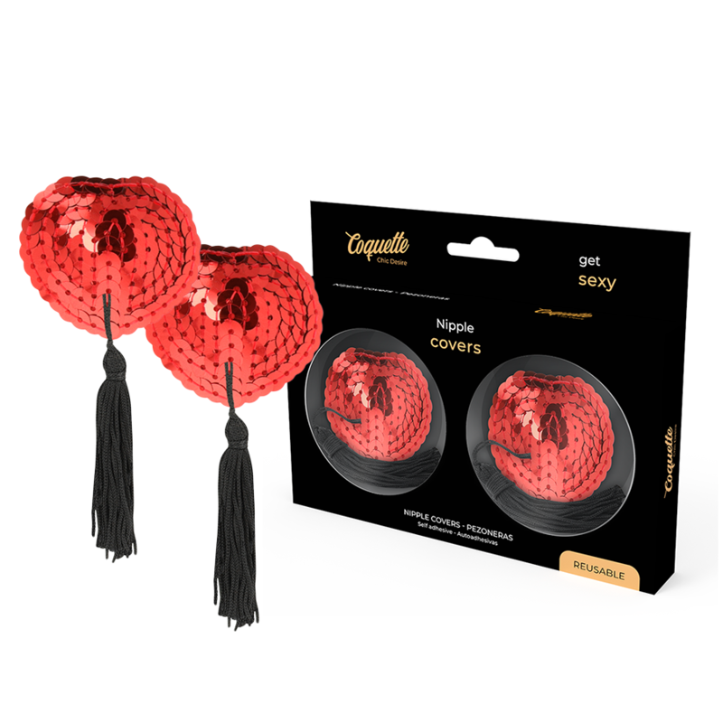 COQUETTE CHIC DESIRE - CUBREPEZONES ROJOS