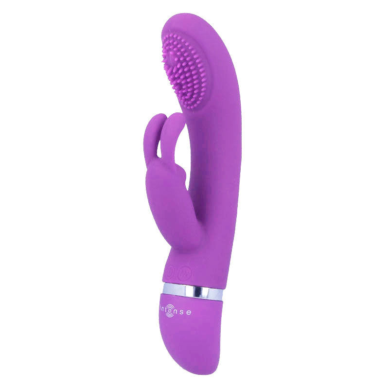 INTENSE - VIBRADOR OSCILANTE DE SILICONA CONEJO LILA SUSY