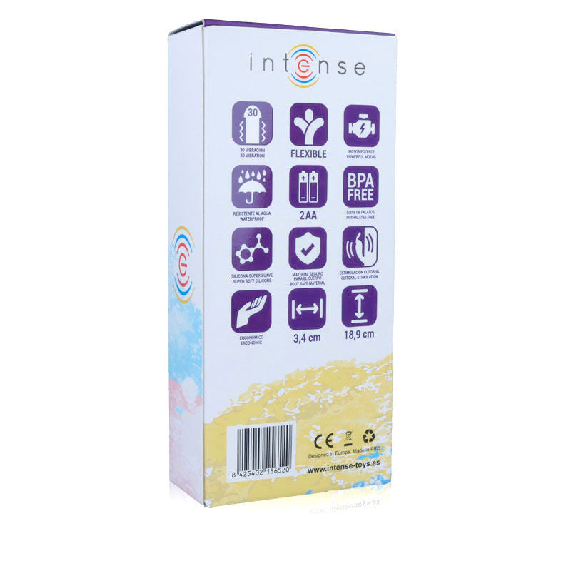 INTENSO - VIBRATORE HILARI LILLA SILICONE LUXE