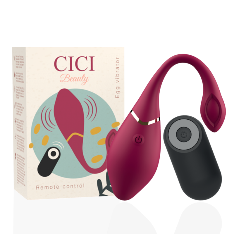 CICI BEAUTY - VIBRATORE A OVETTO IN SILICONE PREMIUM CON TELECOMANDO