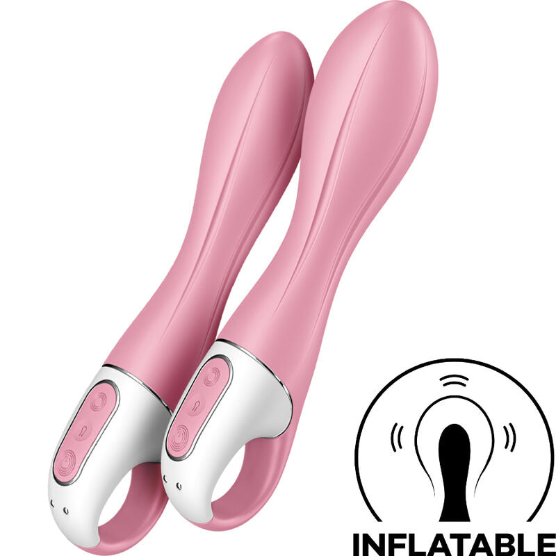 SATISFYER - VIBRATORE CON POMPA D'ARIA 2 ROSA