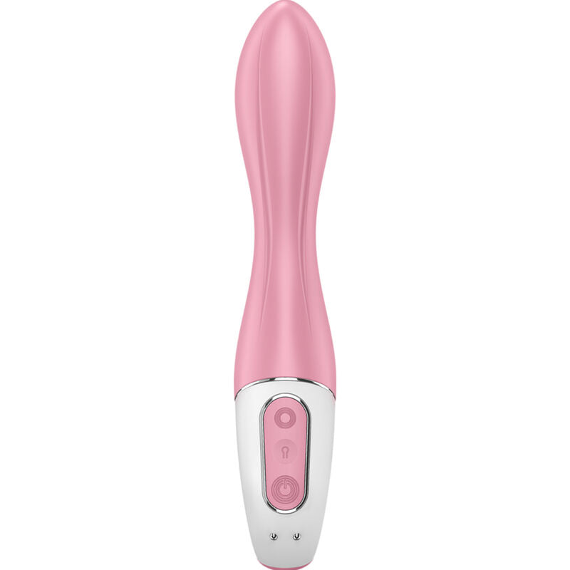 SATISFYER - VIBRATORE CON POMPA D'ARIA 2 ROSA