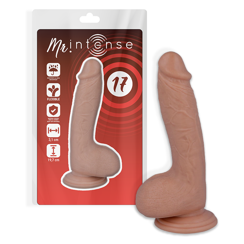 MR INTENSE - 17 CAZZO REALISTICO 19,7 CM -O- 4,1 CM