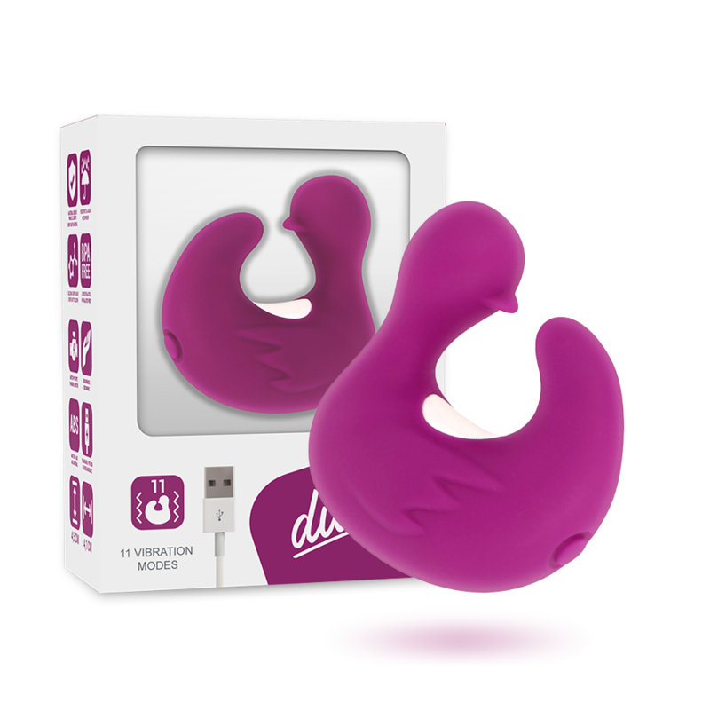 COVERME - DEDAL ESTIMULANTE DE SILICONA RECARGABLE DUCKYMANIA