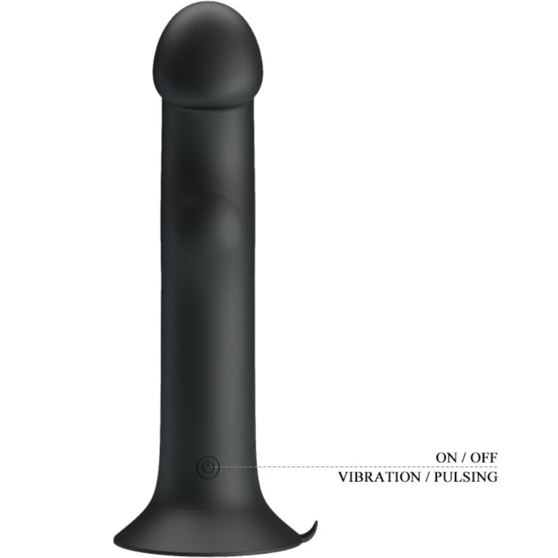 PRETTY LOVE - VIBRADOR MURRAY Y ONDAS ESTIMULANTES DEL CLÍTORIS NEGRO