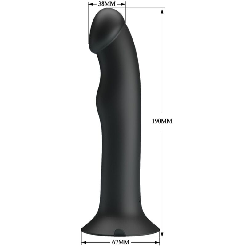 PRETTY LOVE - VIBRADOR MURRAY Y ONDAS ESTIMULANTES DEL CLÍTORIS NEGRO